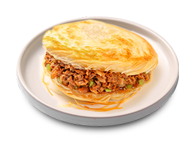 酥皮肉夹馍